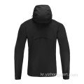 Mens Black Soccer Wear Zip Up Hoodies